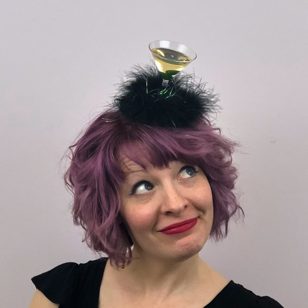 Dirty Martini Fascinator, Martini Hat